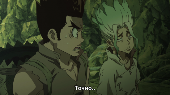 Кадр 4 з Доктор Стоун. Кам'яні війни 2 сезон