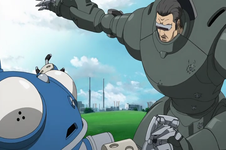 Кадр 2 з Дух у Латах: С.С. - С.С.С. Дух у Латах: Синдром Самітника - Суспільство Спаяного Стану