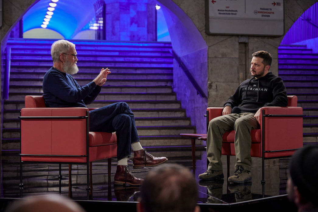 Кадр 2 з Наступний гість Девіда Леттермана: Володимир Зеленський