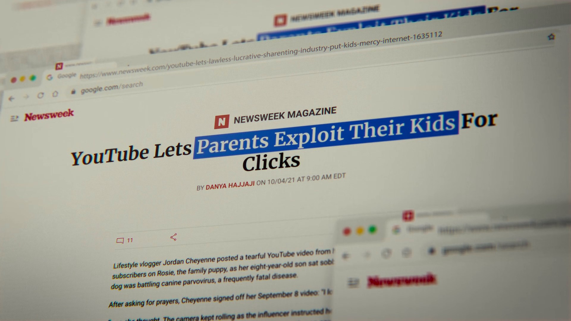 Кадр 3 з Поганий вплив: Хто стоїть за дітьми-інфлюенсерами? 1 сезон